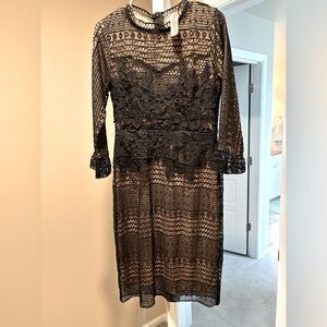 Black lace dress